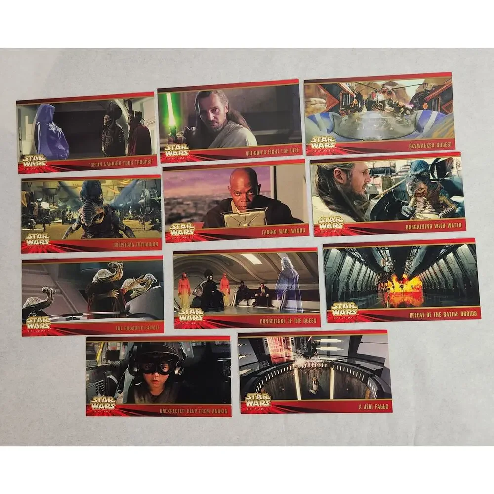 Topps Star Wars Episode 1 Widevision Series 1 Trading Cards Lot Of 26 1999 NM
